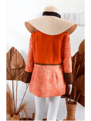 Outer Rania Orange Mixed Batik Banten